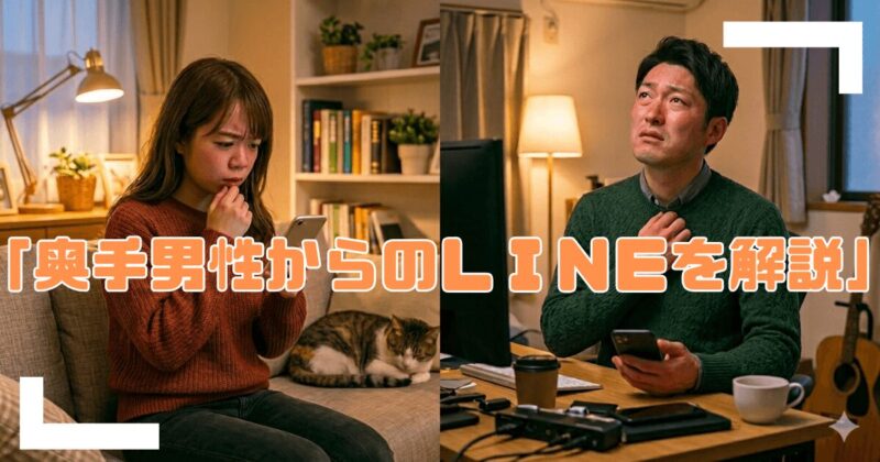 奥手男性からのＬＩＮＥの特徴を解説