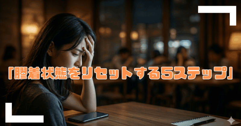 膠着状態をリセットする５ステップのアイキャッチ