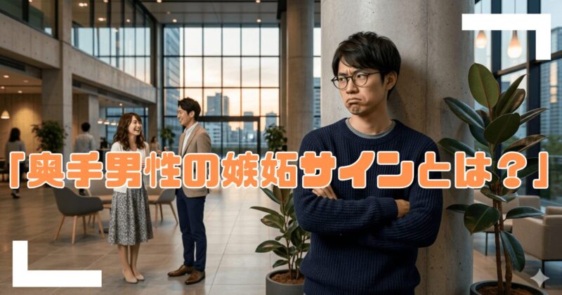 奥手男性の嫉妬サインとは？のアイキャッチ